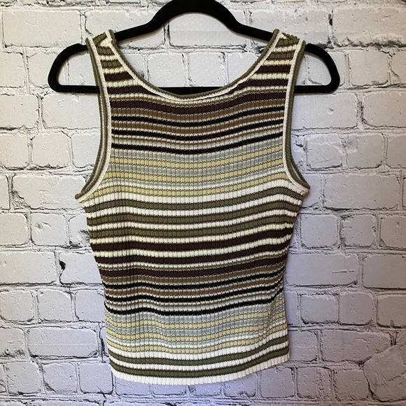 SOLD - Vintage Striped Tank - Picture 3 of 3